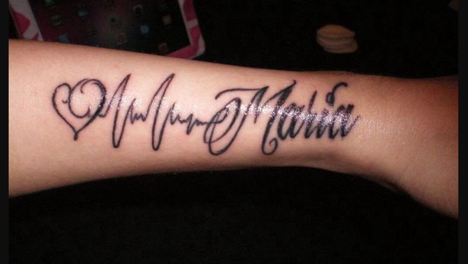 RIP Grandma Handwriting Tattoo